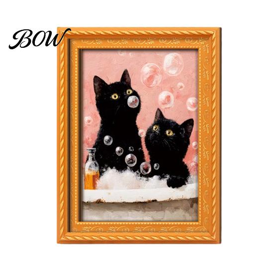 Dorm Room Metal Cabinet Magnets Wooden Black Cat Fridge Magnet, Seasonal Cartoon Kitchen Bathroom Decor, Cute Pumpkin Spooky Ornaments Theme