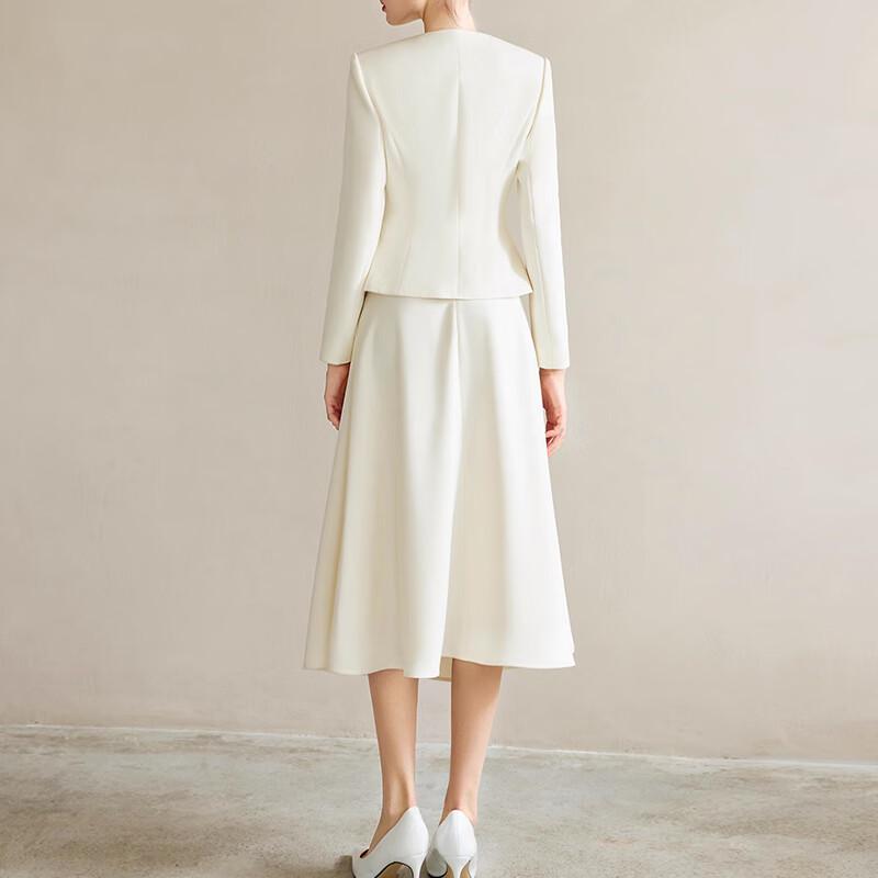 Ensemble Jupe et Costume Professionnel Scintillant pour Femmes