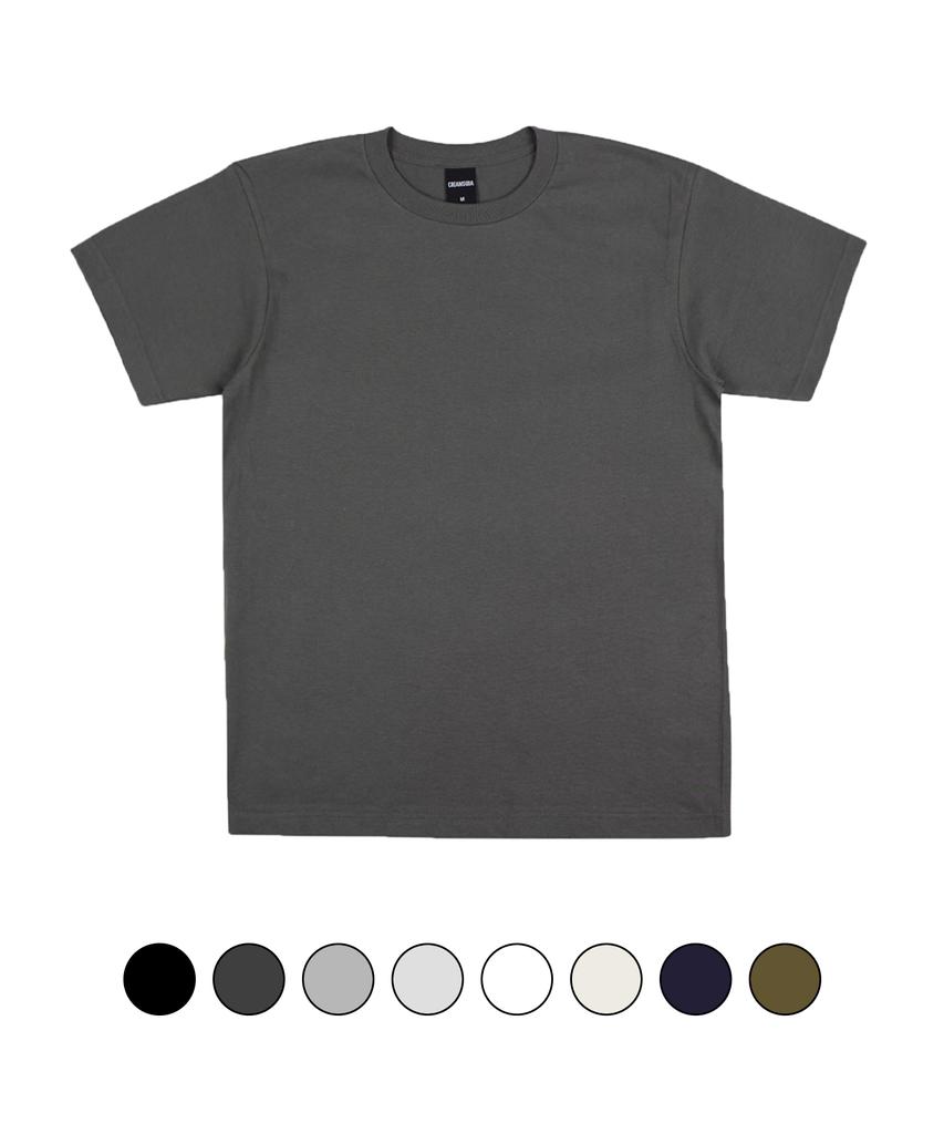 CREAM SODA LAB Basic Semi-Overfit Short Sleeve T-Shirt (Type A)