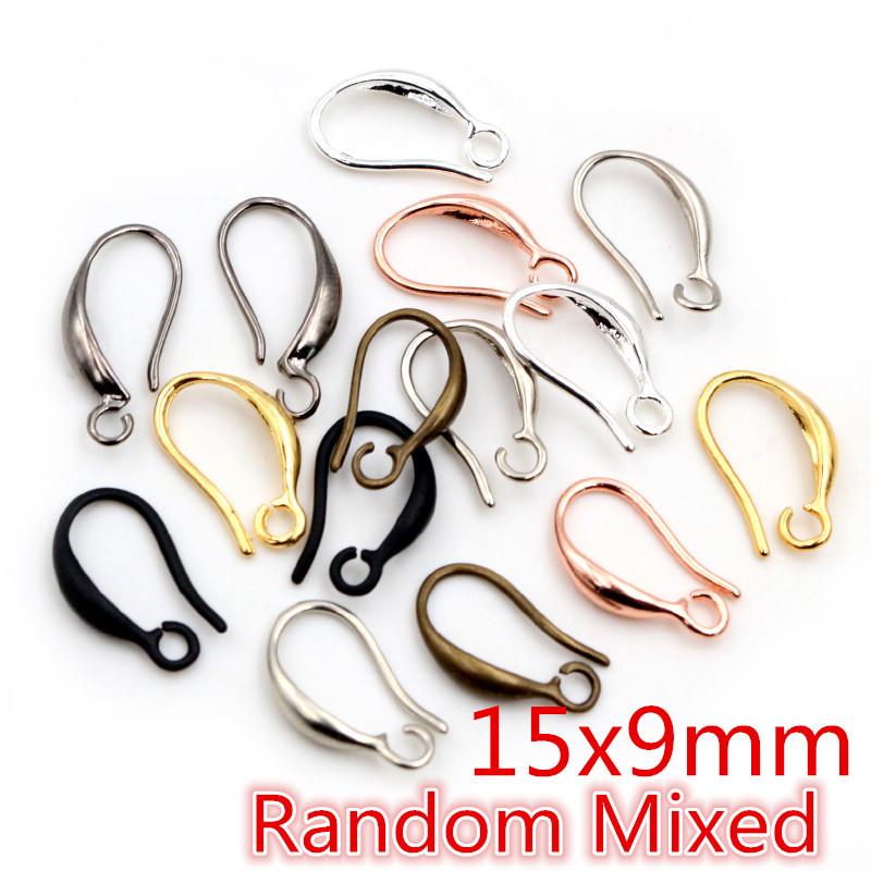 20pcs Pure Copper Plated Ear Hooks for DIY Jewelry, Earrings & Crafts