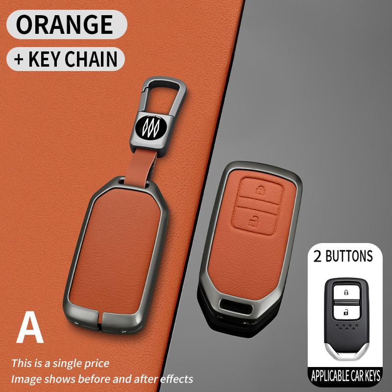 Honda Key Case for Tenth Gen Civic, Accord, Crown, XR-V, CR-V, Vezel, Haoying, Lingpai - Protective Shell & Stylish Buckle.