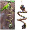 Parrot Toy Rope Braided Pet Parrot Chew Rope Bird Cage Toy Pet Birds Training Accessories