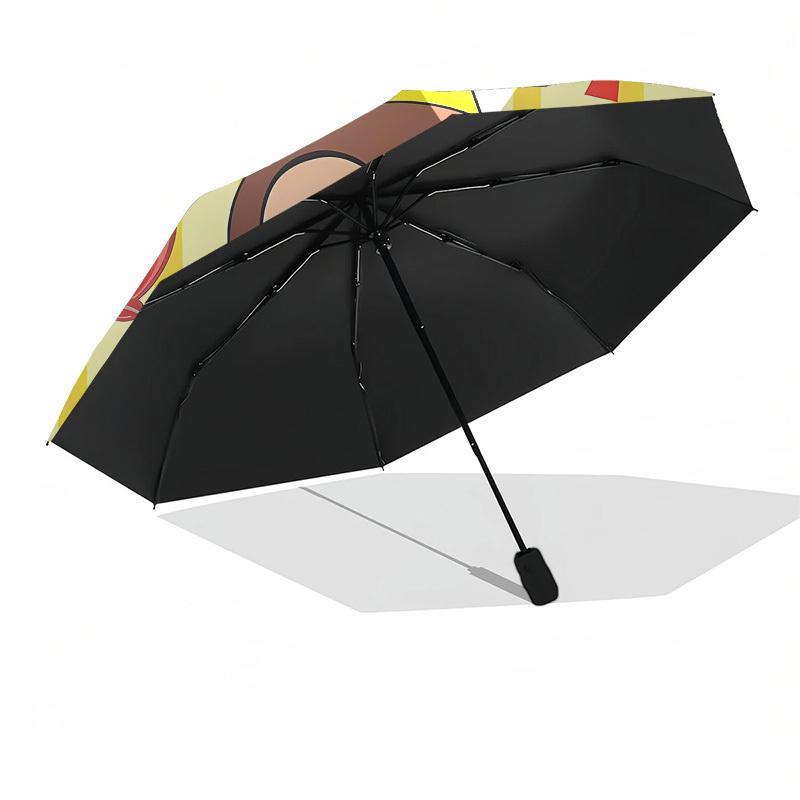 Birthday, Monkey Automatic Opening and Closing, 8 rib Structure Portable Umbrella, Suitable for Men and Women in All Seasons Perfect Gift f