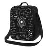 Geek Wiskunde Leraar Geïsoleerde Lunch Draagtas voor Vrouwen Wetenschap Natuurkunde Draagbare Koeltas Thermische Voedsel Lunchbox Werk School Reizen