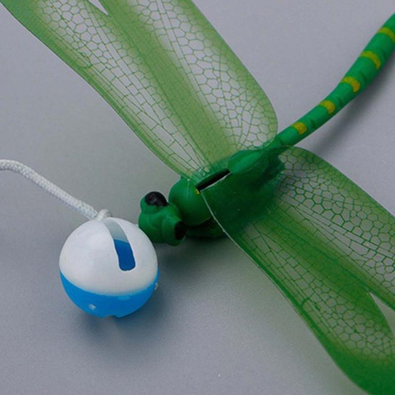 Realistic Dragonflies Cats Toy With Bells Durable Teaser Wand For Funny Cats Interactive Teaser Wand Stimulate Hunting