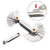 Tools Metric Inch 55/60 Degree Screw Pitch Thread Plug Gauge Gear Tooth Gauges Center Measurement