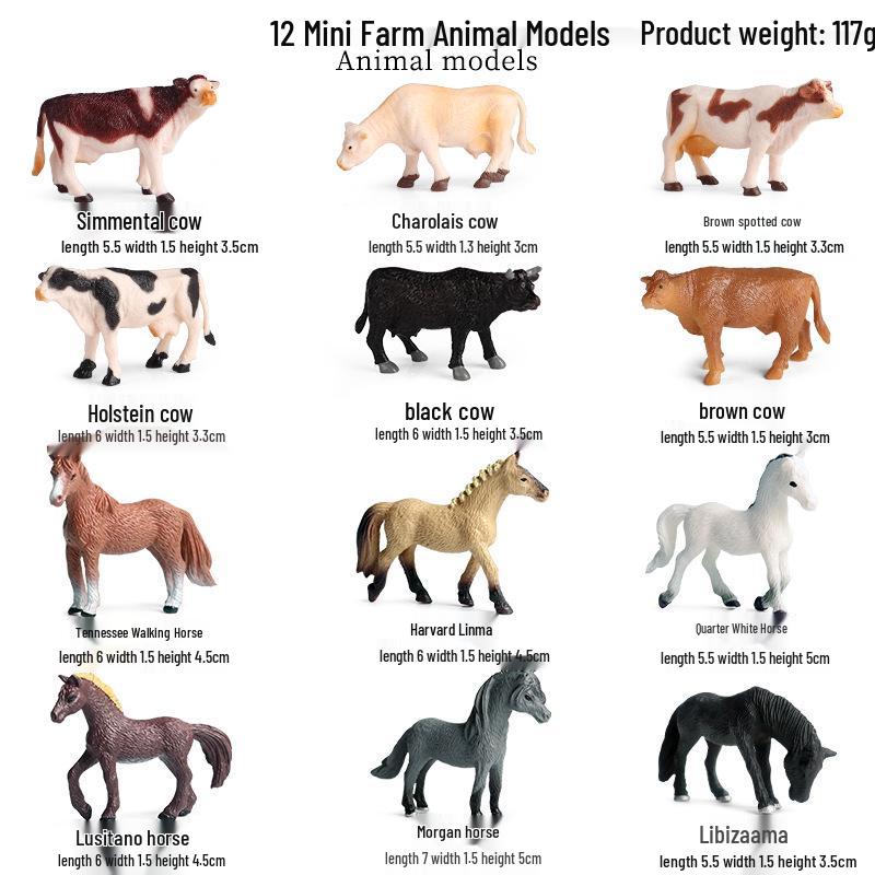 Creative Simulation Fence Set for Farm, Ranch, Zoo, or Sandbox Decorations