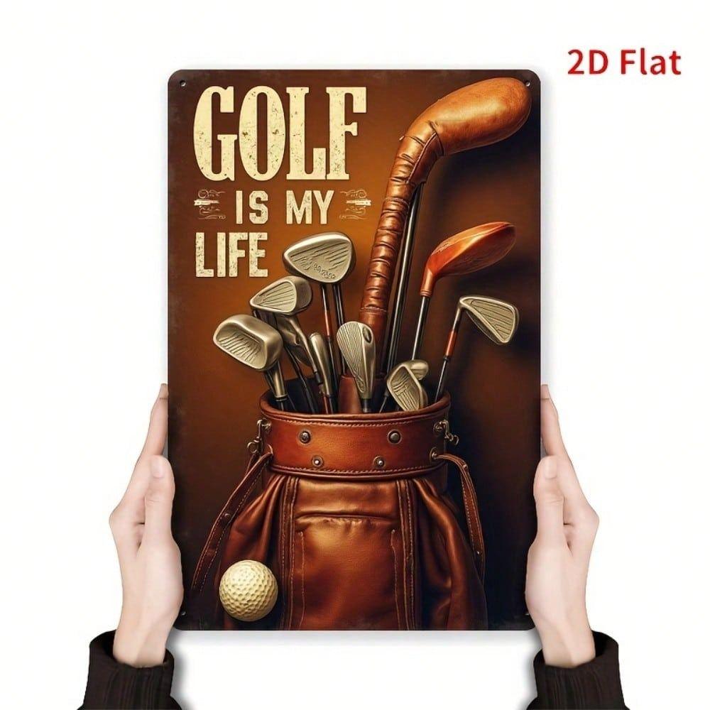 Metall Golf Kunst Vintage Sport Stil Wanddekor Poster 20x30cm