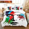 David Bovie Beding Set Printed Bed Linen Set With Pilowcase Bed Soft Duvet Cover Soft Single Double Quen Super King-Sized Dimensionsd Dimensions Bed