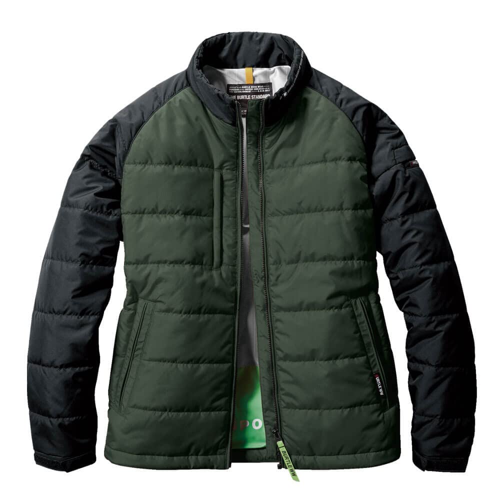 BURTLE Lightweight Cold Weather Jacket 7420, Cold Weather Workwear, LL, 14 Mills Green