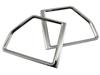 BRIGHTZ Finish Stainless Steel Plated Speaker Rings for Jimny JB64W JB64 JB B64 64 33557 Ultra-Mirror [SPEAKER-041]