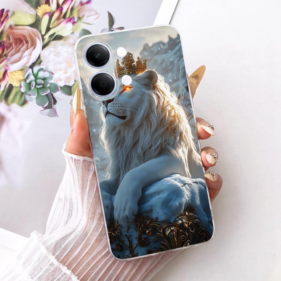 Flower Cartoon Fashion Design Phone Case For Vivo Y05 Y11D 4G Vivo Y11 Y21 5G Funda Soft Silicone Clear Back Cover V2553 V2554