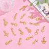 60Pcs 30 Styles Clip On Charm Pendants 22.5-35.5mm Dangle Charms with Lobster Clasp Mixed Styles Craft Charm for Jewelry Making
