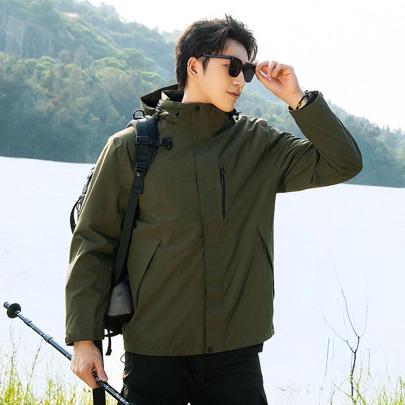Jackets for Men, Three-in-one Jackets for Women, Outdoor Windproof and Waterproof Hidden Jackets, Mountaineering Jackets