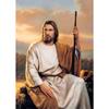Vintage Jesus Christ Portrait Posters and Prints Canvas Painting Christian Religion Wall Art Picture for Living Room Home Decor