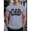 Funny Dad of Two Boys Printed T-Shirt for Men Short Sleeve Men's Clothing Graphic T Shirt Summer Fashion Mens Clothing Papa Gift