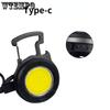 COB Flashlight Mini Portable Led Keychain Light Work Light Automobile Maintenance Light Emergency Outdoor Camping Light