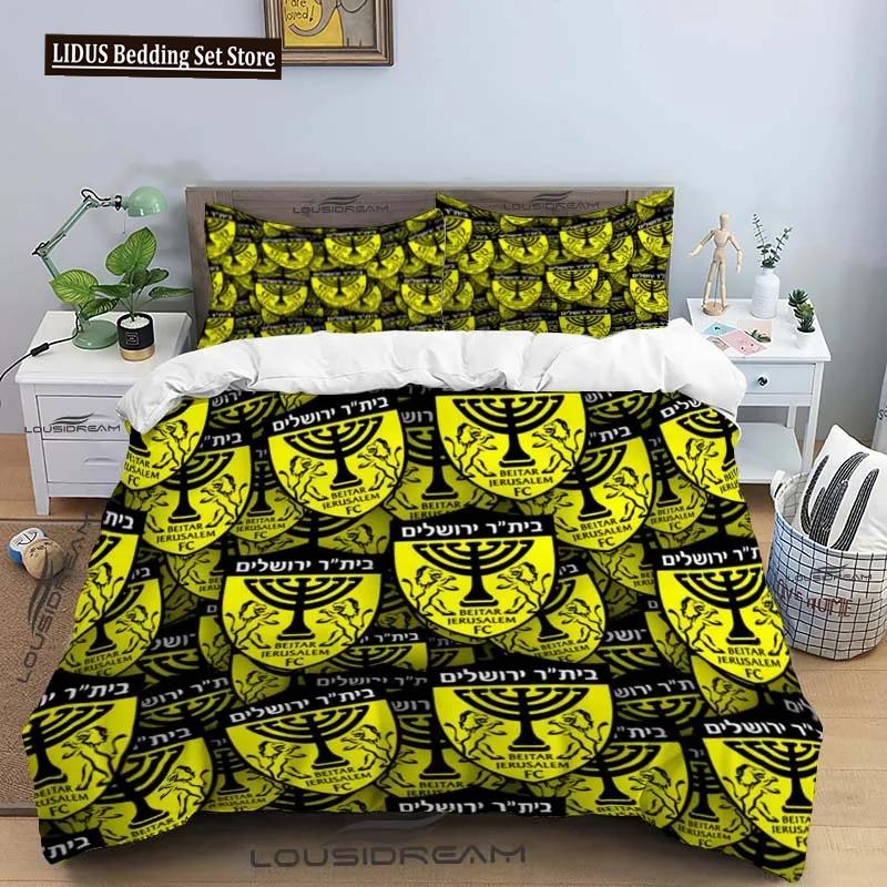 Beitar Jerusalem Fc All Season Twin Bedding Set 3 Piece Comforter Set Bed Duvet Cover Double King Comforter Cover Home Textile