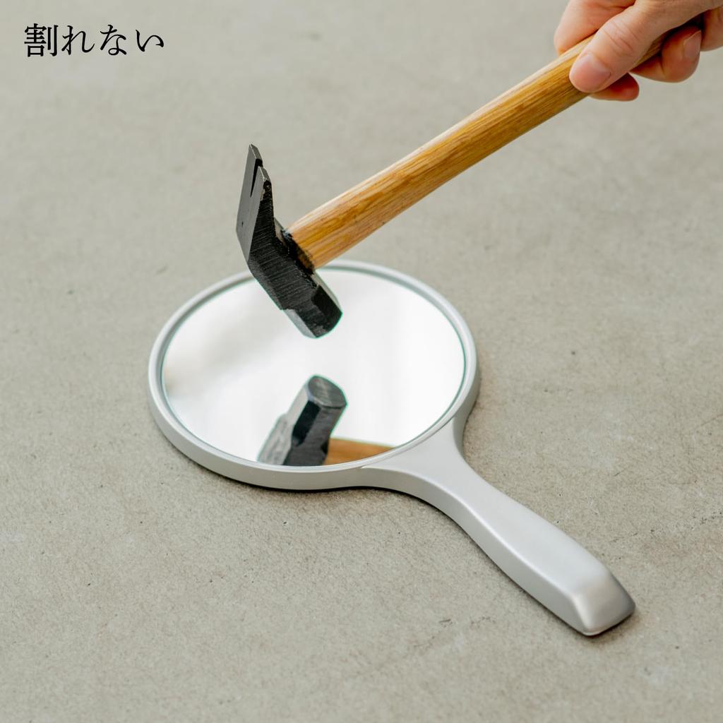 HORIUCHI MIRROR Safe and Secure Unbreakable Mirror Hand Mirror Hand Mirror Makeup Mirror Day Respect for the Aged Day Gift Mother's