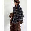 2024 Letter Long Sleeve Shirt Japanese Hong Kong Style Ins Loose Shirt Boys Summer Trendy Versatile Casual Coat