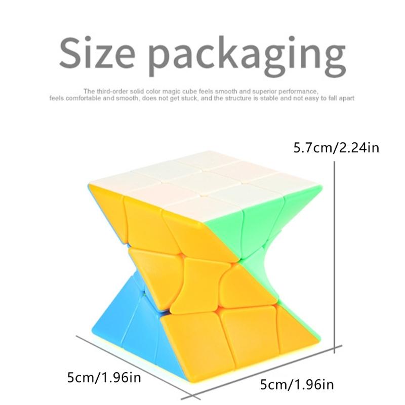 Professional 3x3 Magical Cubes Featuring Seamless Rotation Mechanism And High Visibility Color Stickers