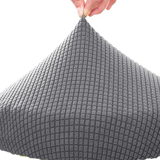 Durable Chair Slipcover Elastic Breathable Soft Stretch Round Chair Seat Cover    