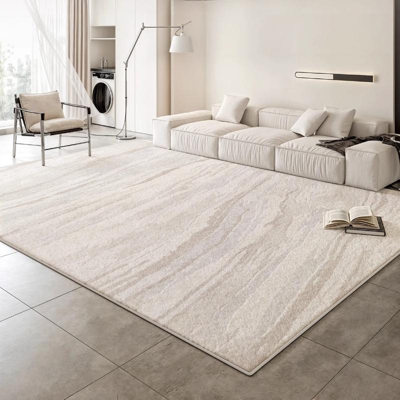 Cream Style Carpets for Living Room Large Area Bedroom Washable Decor Carpet Thick Plush Lounge Floor Mat Fluffy Soft Study Rug