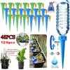 48/12/6 peças Sistema de irrigação por gotejamento automático Kits de gotejamento de pico Jardim Planta doméstica Flor Ferramentas de rega automática