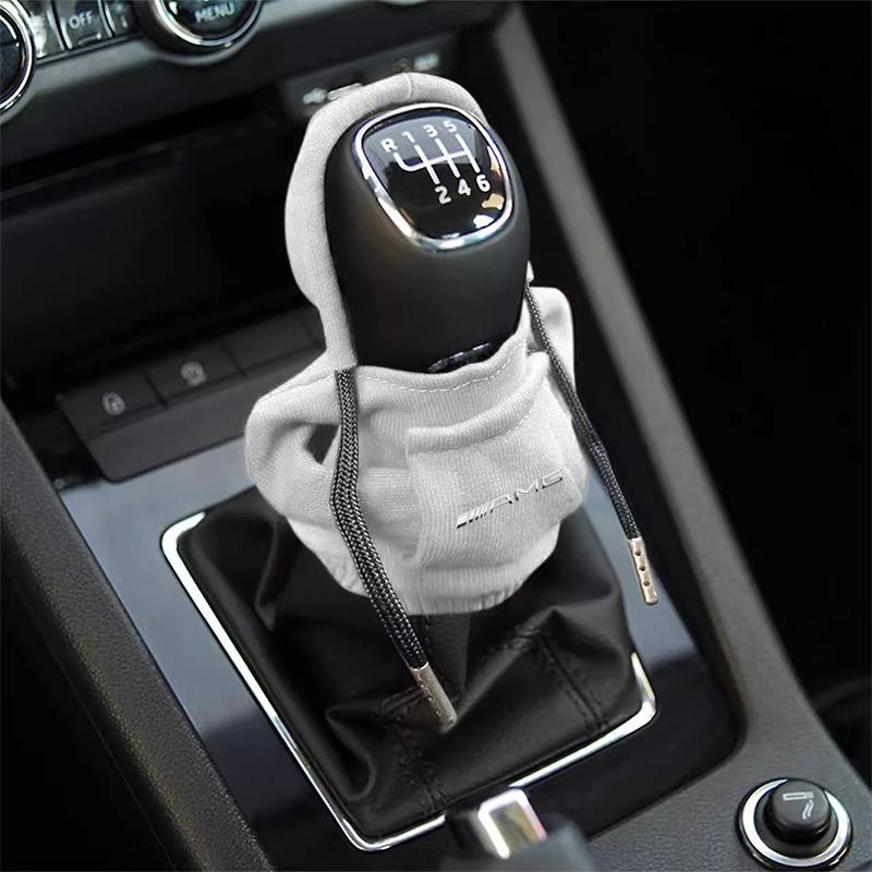 Hoodie Car Gear Shift Knob Cover Fashion Gearshift Handle Decorative For Mercedes Benz AMG GLC GLE CLA W204 W205 W203 W211 W212 W213