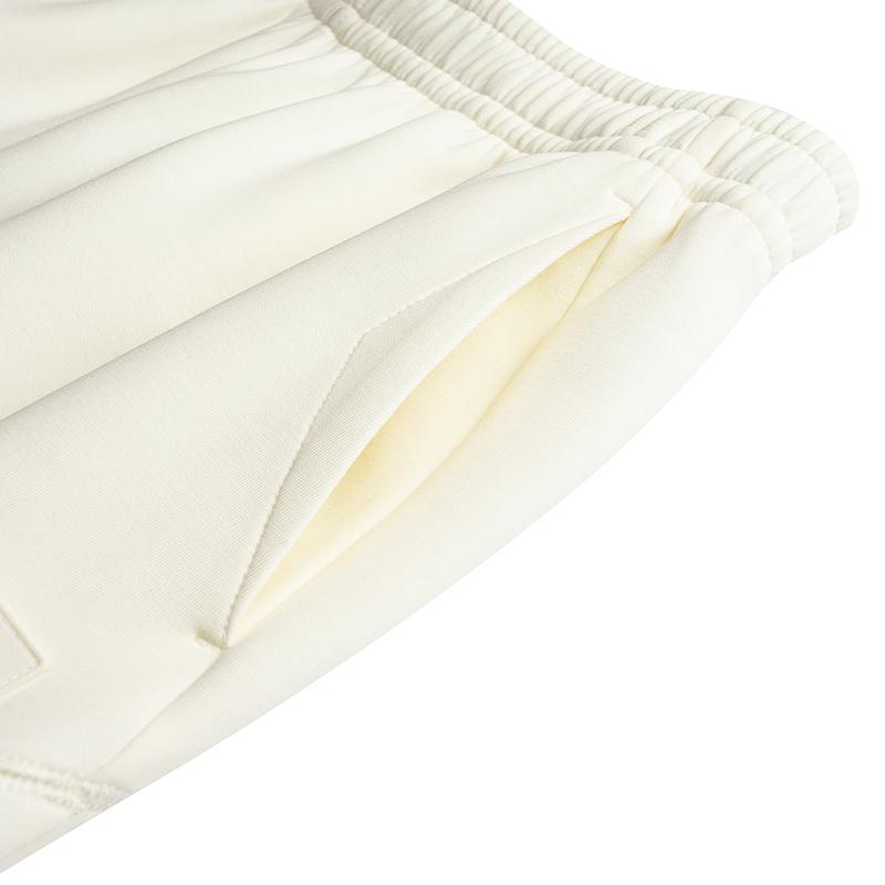 Anta Skate 2026 Série Estilo de Vida do Skate Tendência Casual Quente Slim Fit Perna Reta Tricô Esportivo Calças Compridas Feminino Calças Ivory 162618306-1