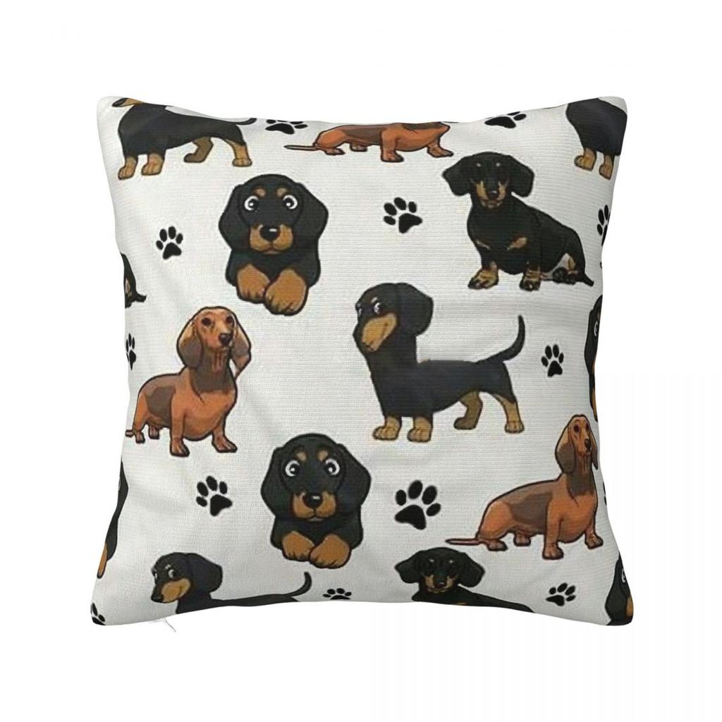 Dachshund Dixie Dog Lover Pillowcase Polyester Cushion Cover Gift Wiener Sausage Pillow Case Cover Home Square 4545cm