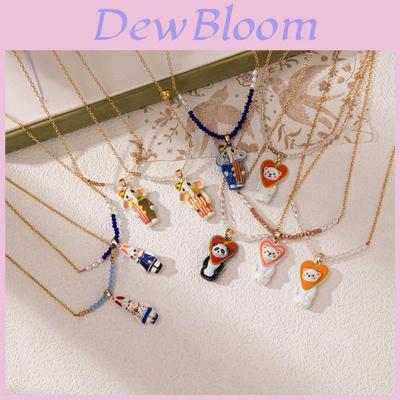 Animal Shape Pendant Necklace With Vintage Copper Material For Daily Casual Wear