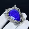 Blue Sapphire Pendant, 925 Sterling Silver Handmade Jewelry, Sapphire Silver Pendant, Party Wear Jewelry For Women's, Pendant Wadding Gift