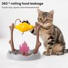 Cats Puzzle Feeder Interactive Treat Dispenser And Slow Feeder Pet BBQ Roller Cat Brain Exercise Toy Cognitive Training Game