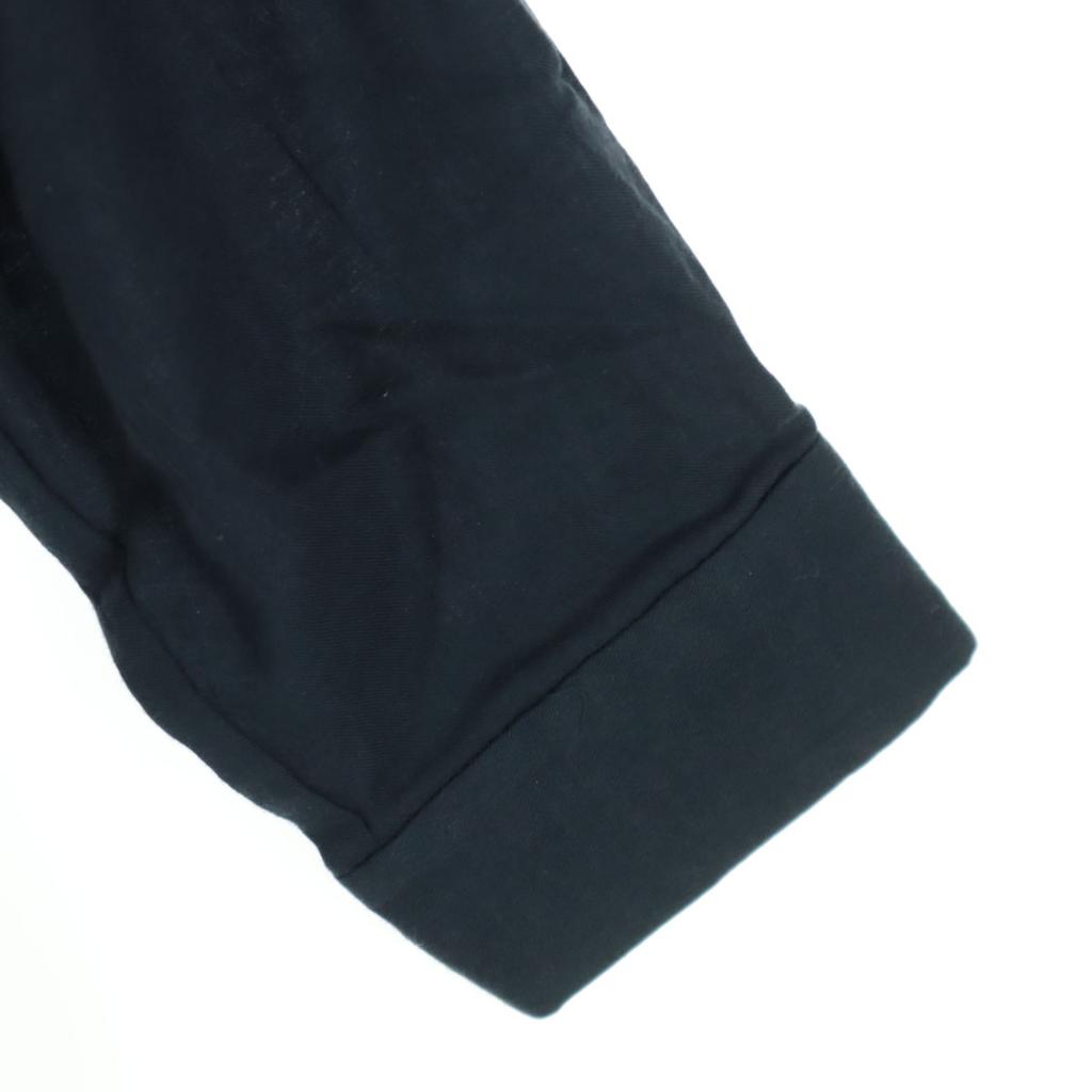 Bedsidedrama Made In Japan Long Sleeve Shirt Dress Navy Switching Knit Women Used