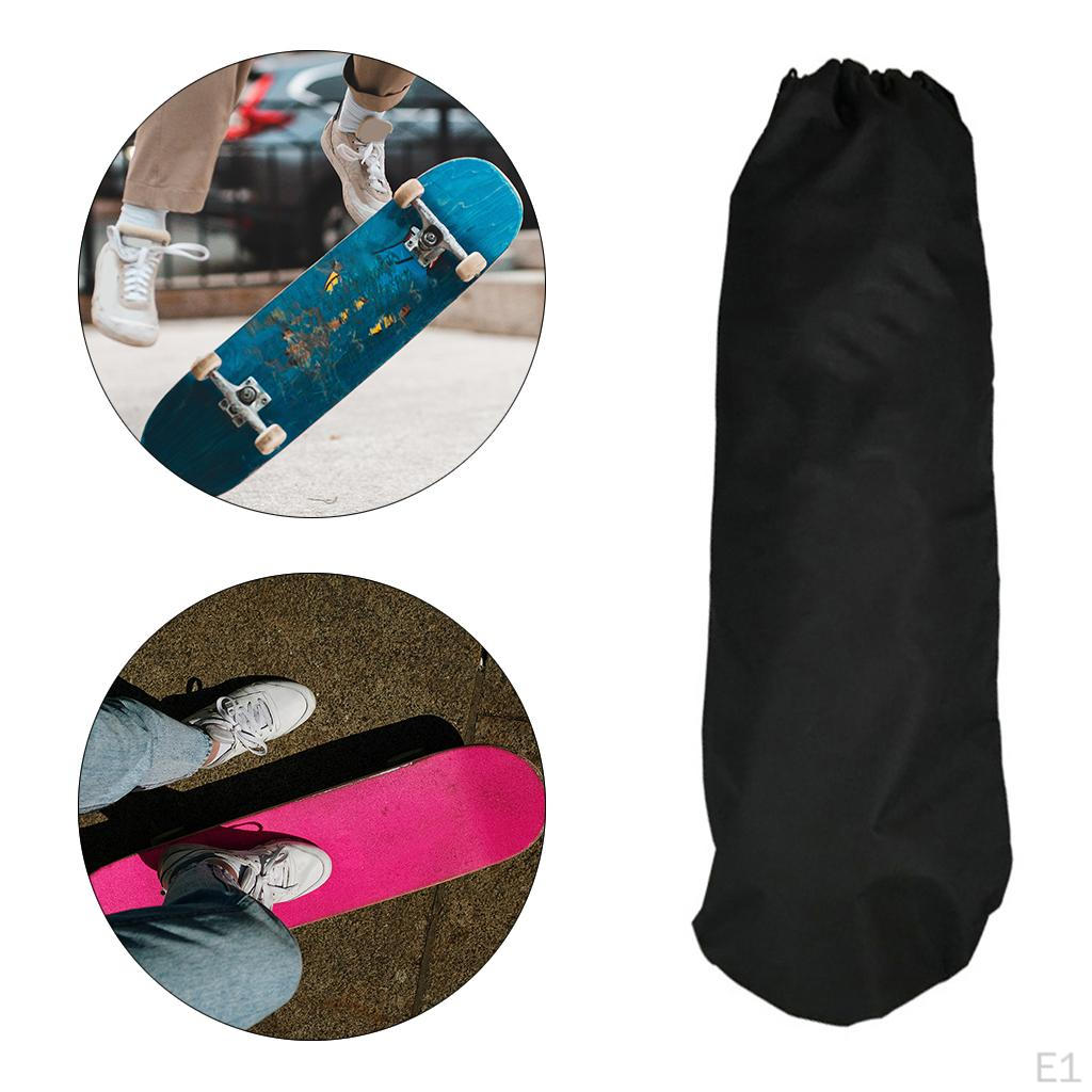 Nylon Fabric Skateboard Bag Container Backpack Water Women / Men Longboard Storage Carrier