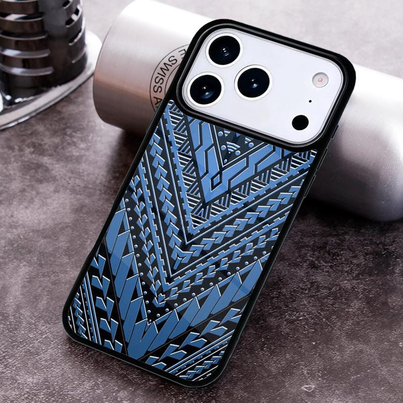 Maori Tribal Samoan Polynesian soft Phone Case for iPhone 17 16 15 Pro Max Air 14 13 12 11 Plus Shockproof Capa Cover