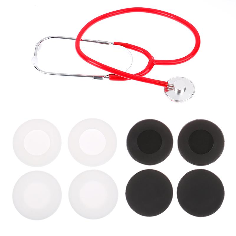 4 st/set Stetoskopskydd Huvud Membranskydd Reservdelar Tillbehör Ärm Silikonskydd