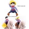 Dog Halloween Costume Cowboy Rider Outfit Funny Pet Costume Puppy Dress Up Clothes Small Dog Cosplay Suit