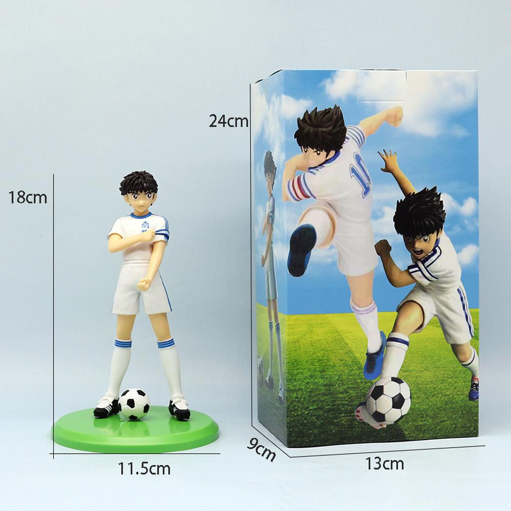 Anime Figure 18cm Tsubasa Ozora Tsubasa PVC Hyuuga Kojirou/Wakabayashi Genzou Action Figurine Collection Model Playthings