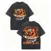 Vintage Tvättad Karol G Tropicoqueta Tour 2026 Grafiska T-shirts Herr Dam Mode Hip Hop T-shirts Sommar Casual Bomulls T-shirt
