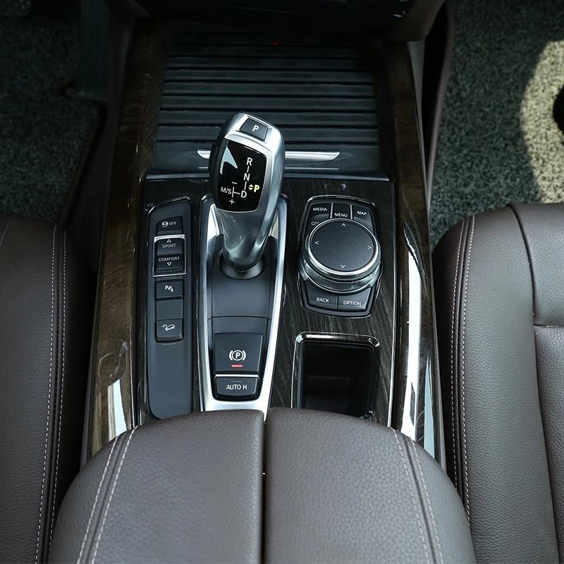 ABS Auto Center Gear Shift Panel Abdeckung Rahmen Abdeckung Aufkleber Fit Für BMW X5 X6 F15 F16 2014-Auto innen
