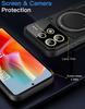 Luxury Armor Magsafe Wireless Charging Case For Redmi Note13 Pro Plus Note 13 4G 5G Magnetic Ring Bracket Bumper Cover