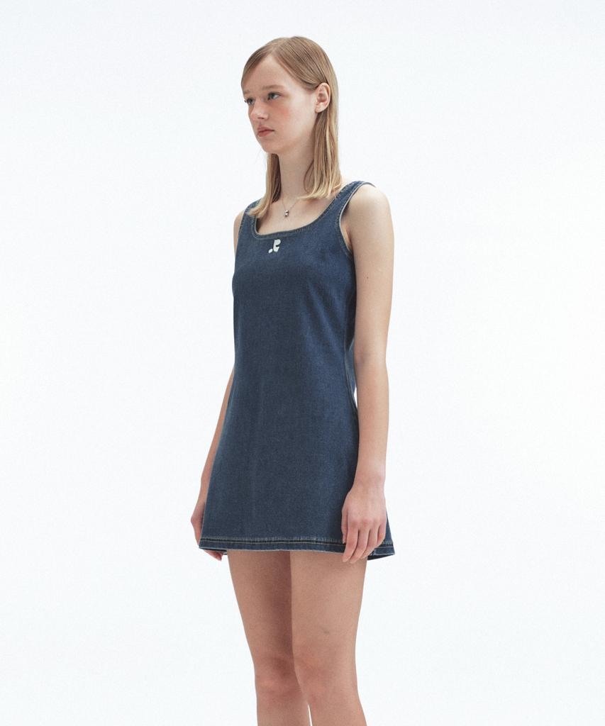 REST&RECREATION Denim Mini Dress - Blue