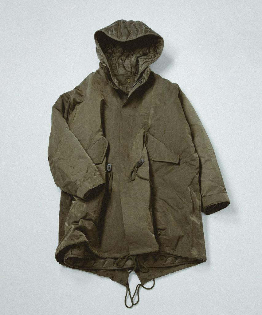 Publicifure Washed Nylon M65 Fishtail Parka_Khaki