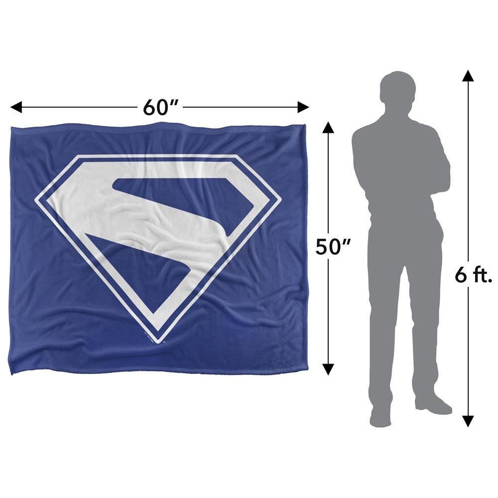 SUPERMAN Koc Supermiękki z Logo Silky