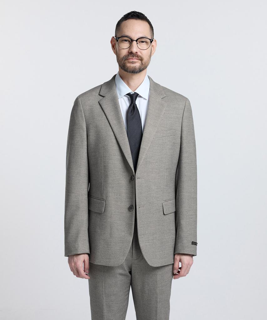 Stco Diems Soft Touch Melange Twill Jacket_Beige (Classic Fit)