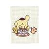 Pink Pom Pom Purin Cartoon Blanket  Flannel Awesome Warm Throw Blanket for Bed Sofa Spring/Autumn,