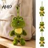 Gift for Kids Adults Funny Frog Plush Keychain with Fragrance & Movable Limbs, Soft Stuffed Animal Polyester Fiber Doll Bag Charm Backpacks