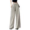 Losse Casual Gestreept Bedrukte Wijde Pijpen Broek Grensoverschrijdend Dames Zomerbroek Dames Gedrapeerde Broek